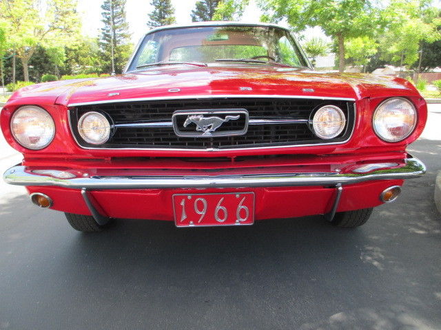 1966 Red Ford Mustang Coupe