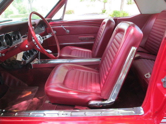 1966 Red Ford Mustang Coupe