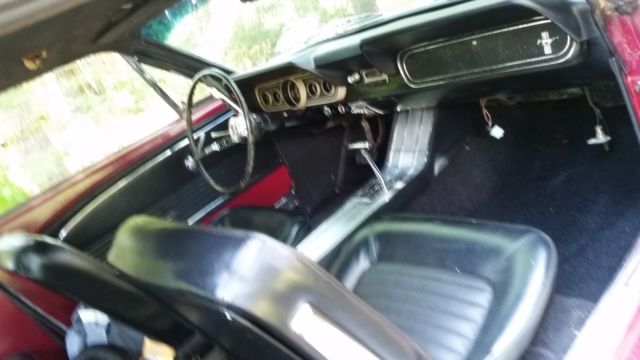 1966 Red Ford Mustang