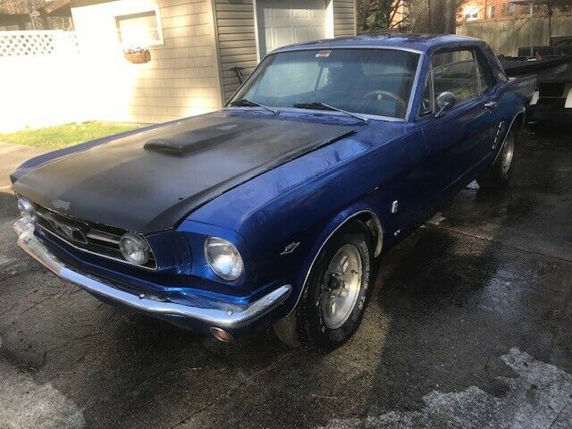 1966 blue Ford Mustang Coupe