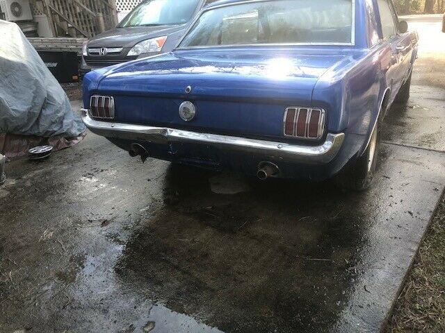 1966 blue Ford Mustang Coupe