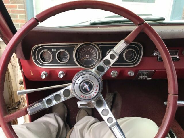 1966 White Ford Mustang Coupe