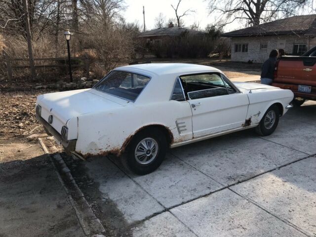 1966 White Ford Mustang Coupe