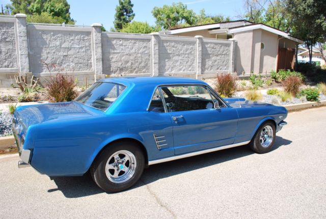 1966 Blue Ford Mustang