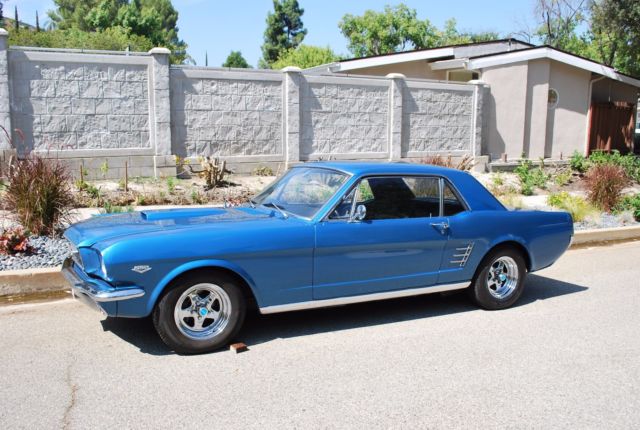 1966 Blue Ford Mustang
