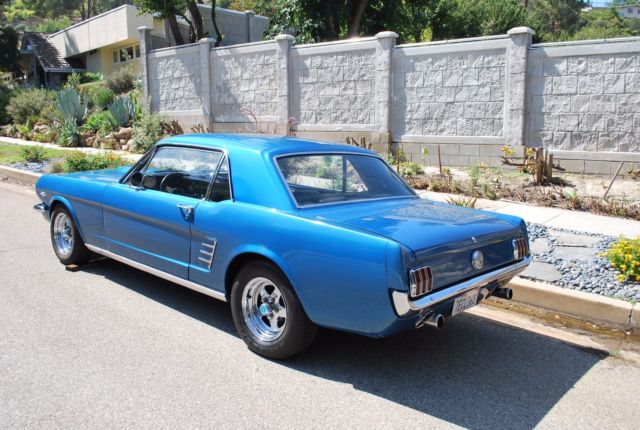 1966 Blue Ford Mustang