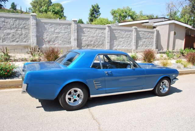 1966 Blue Ford Mustang