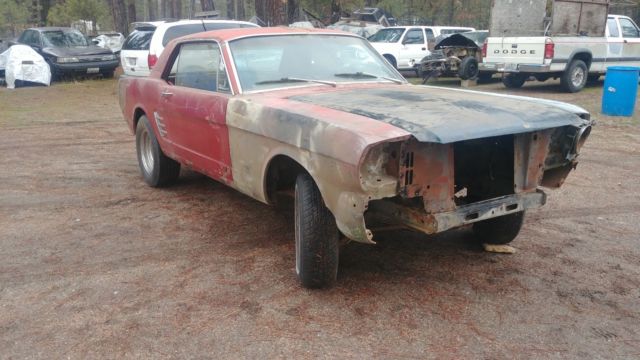 1966 Red Ford Mustang
