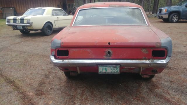 1966 Red Ford Mustang