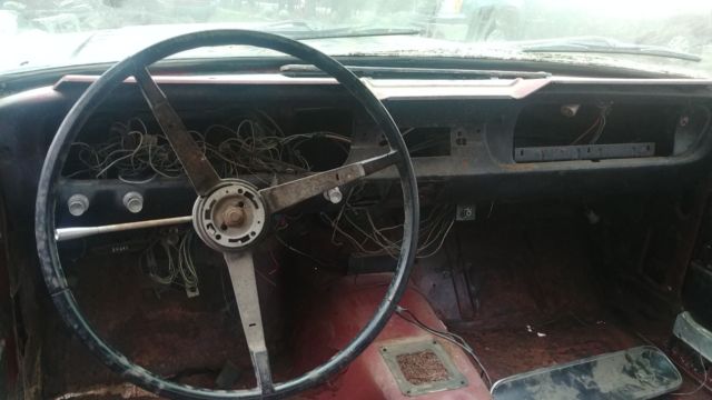 1966 Red Ford Mustang