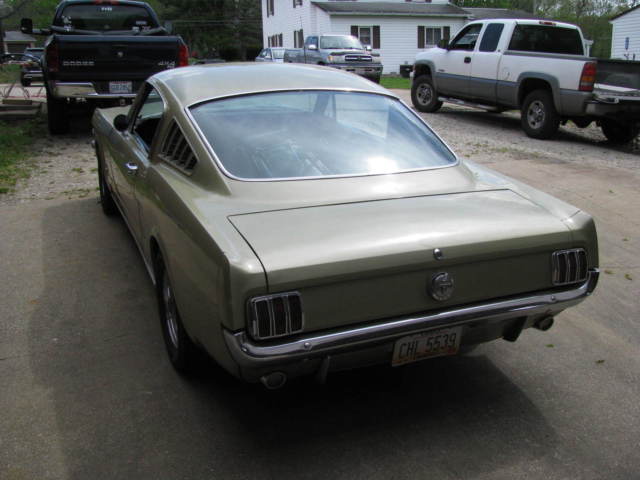 1966 Green Ford Mustang FASTBACK