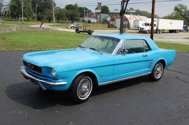 1966 Blue Ford Mustang Coupe