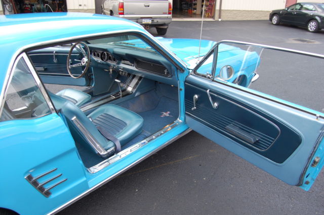 1966 Blue Ford Mustang Coupe