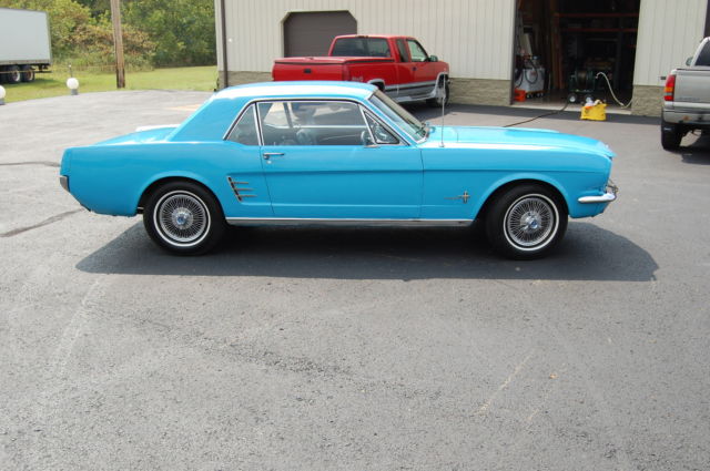 1966 Blue Ford Mustang Coupe