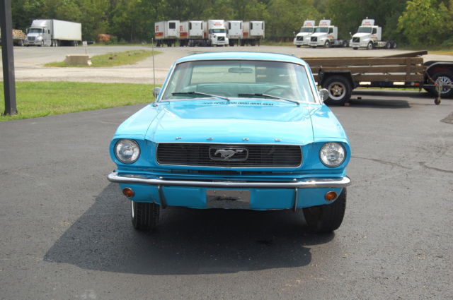 1966 Blue Ford Mustang Coupe