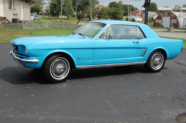 1966 Blue Ford Mustang Coupe