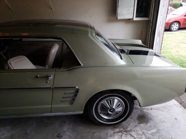 1966 Green Ford Mustang Coupe