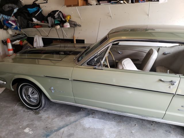 1966 Green Ford Mustang Coupe