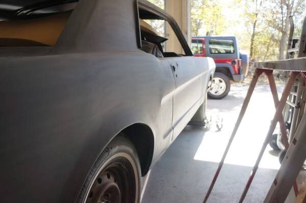 1966 Primer Ford Mustang Coupe