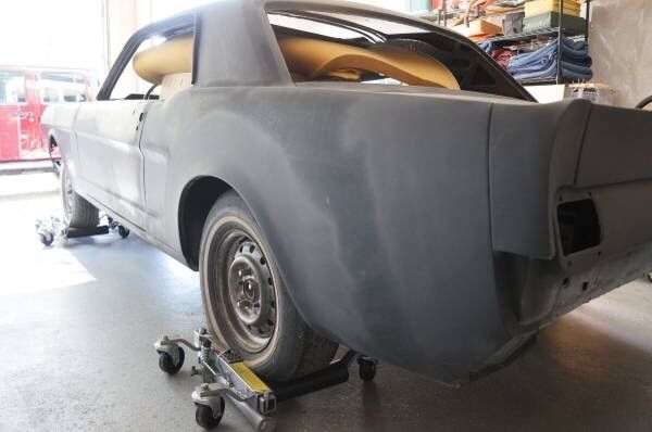 1966 Primer Ford Mustang Coupe