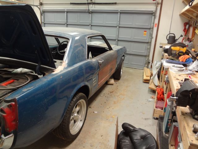 1966 Blue Ford Mustang Coupe