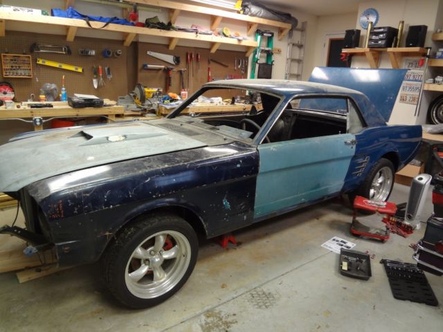 1966 Blue Ford Mustang Coupe