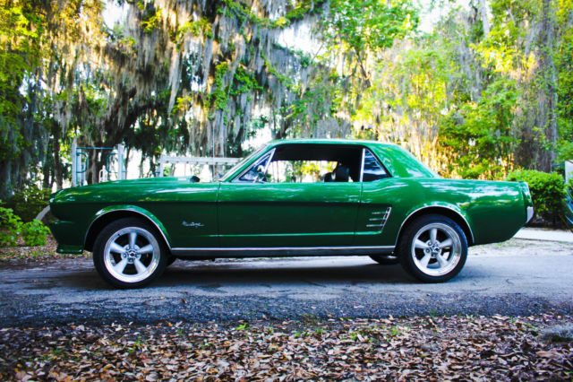 1966 Green Ford Mustang Coupe