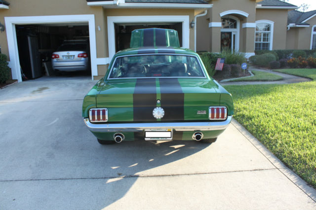 1966 Green Ford Mustang Coupe