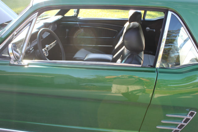 1966 Green Ford Mustang Coupe