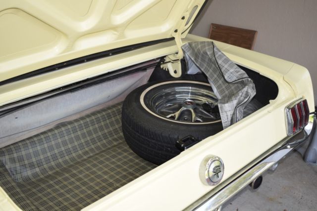 1966 Springtime Yellow Ford Mustang Convertible