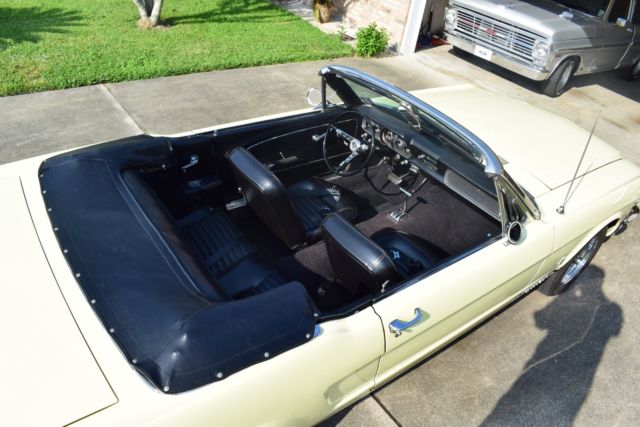 1966 Springtime Yellow Ford Mustang Convertible