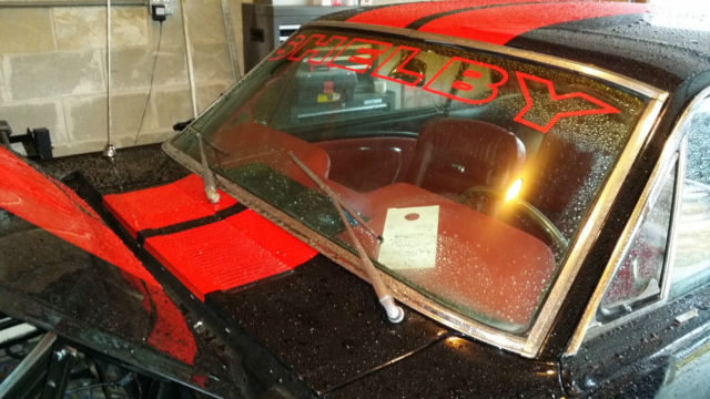 1966 Raven black with red Shelby gt 350 stripping Ford Mustang Coupe