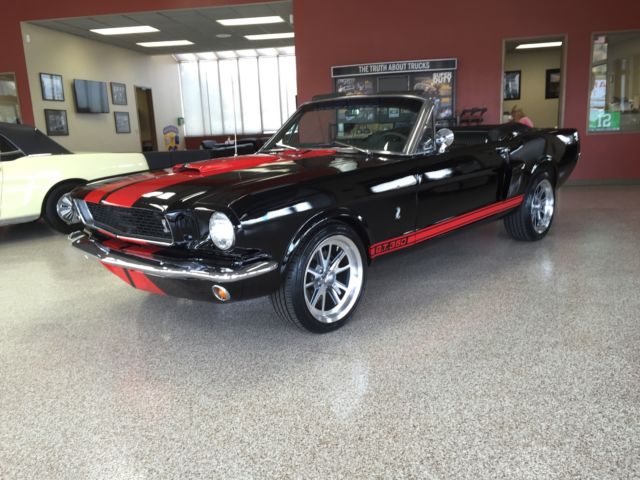 1966 Black Ford Mustang Convertible