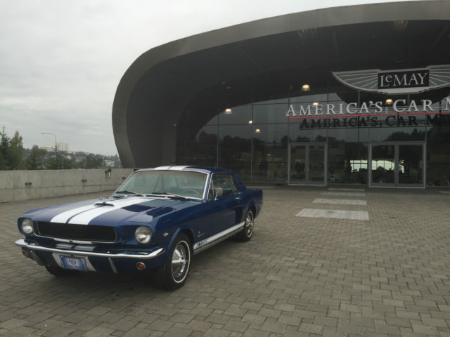 1966 Blue Ford Mustang Coupe
