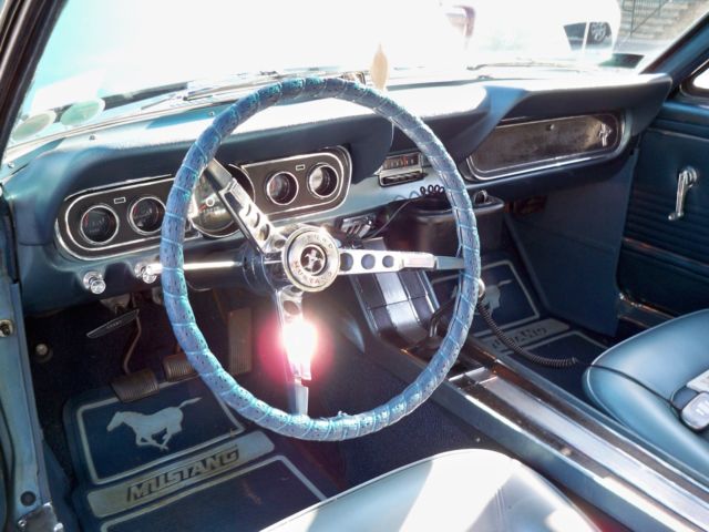 1966 Blue Ford Mustang Coupe