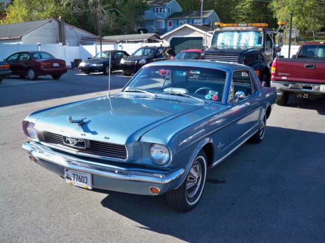 1966 Blue Ford Mustang Coupe