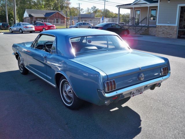 1966 Blue Ford Mustang Coupe