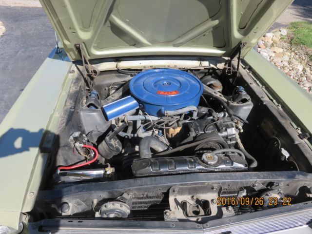 1966 Color code R Ivy Green Ford Mustang Coupe