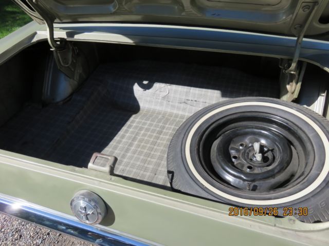 1966 Color code R Ivy Green Ford Mustang Coupe