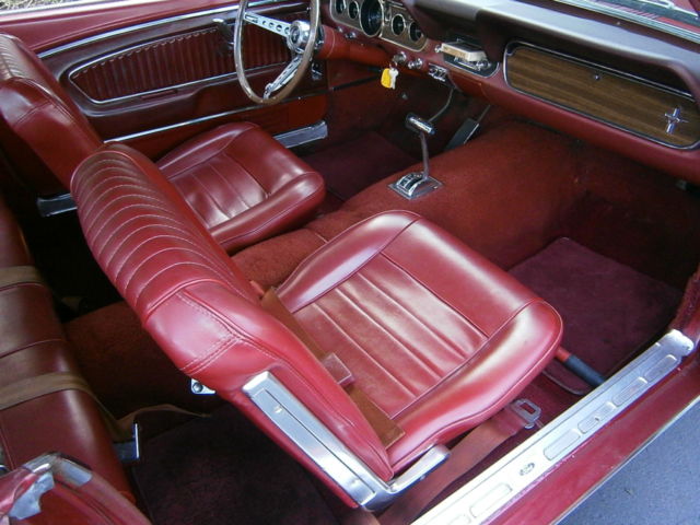 1966 Burgundy metallic Ford Mustang Coupe