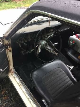 1966 White Ford Mustang Coupe