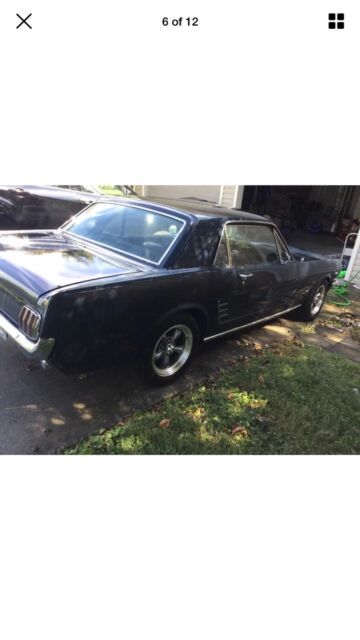 1966 Blue Ford Mustang Coupe