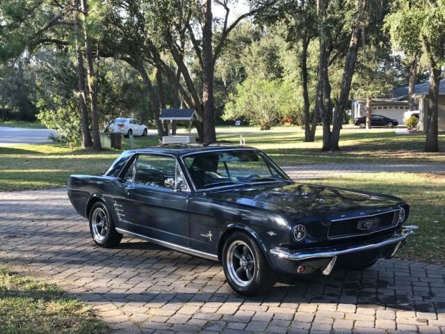 1966 Blue Ford Mustang Coupe