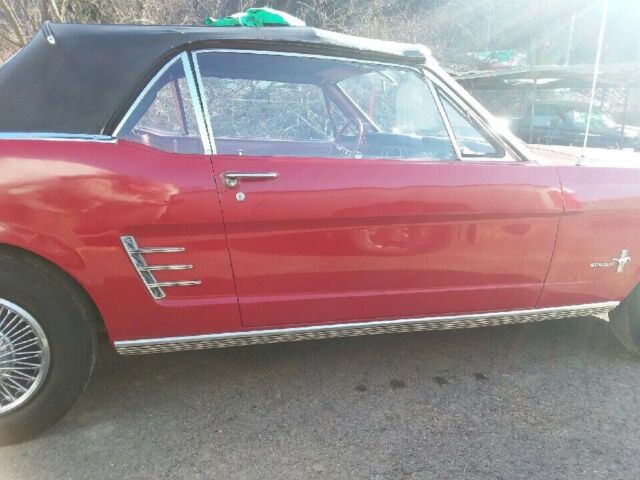 1966 Red Ford Mustang Convertible