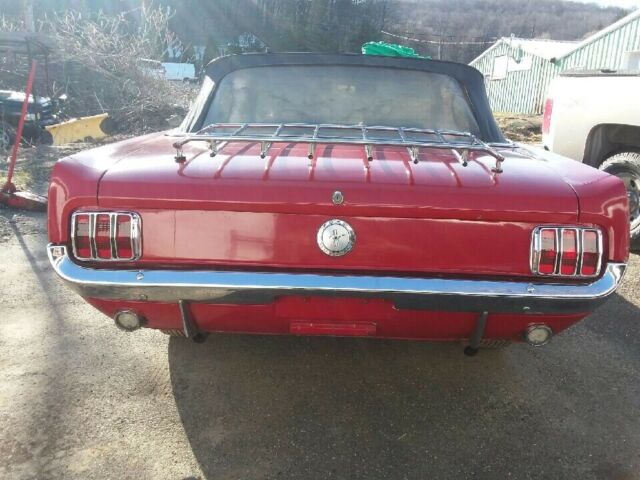 1966 Red Ford Mustang Convertible