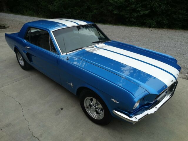 1966 Blue Ford Mustang Coupe