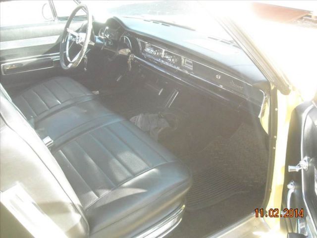 1966 Yellow Chrysler Newport Convertible