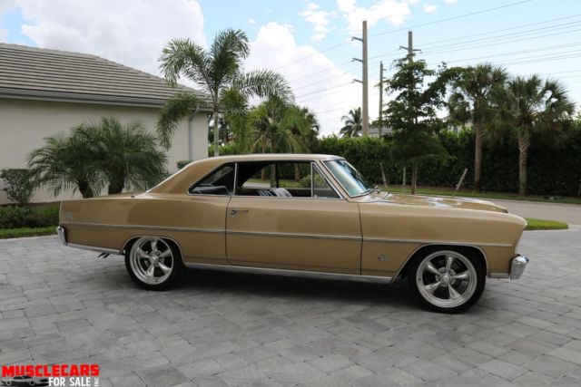 1966 Gold Chevrolet Nova Coupe