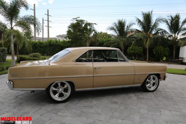 1966 Gold Chevrolet Nova Coupe