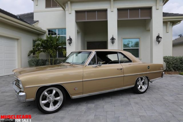 1966 Gold Chevrolet Nova Coupe